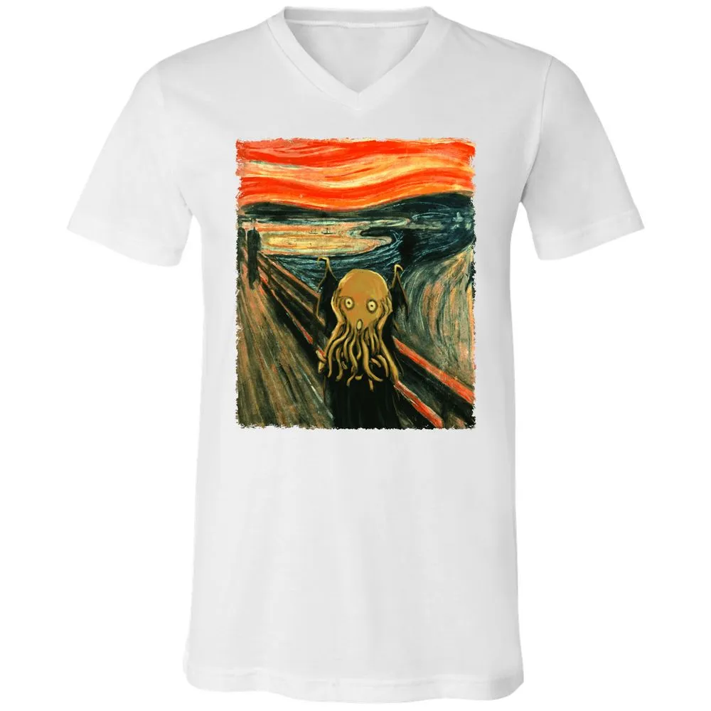 Unisex V-Neck T-Shirt - VQBQP7LZ - White - 5