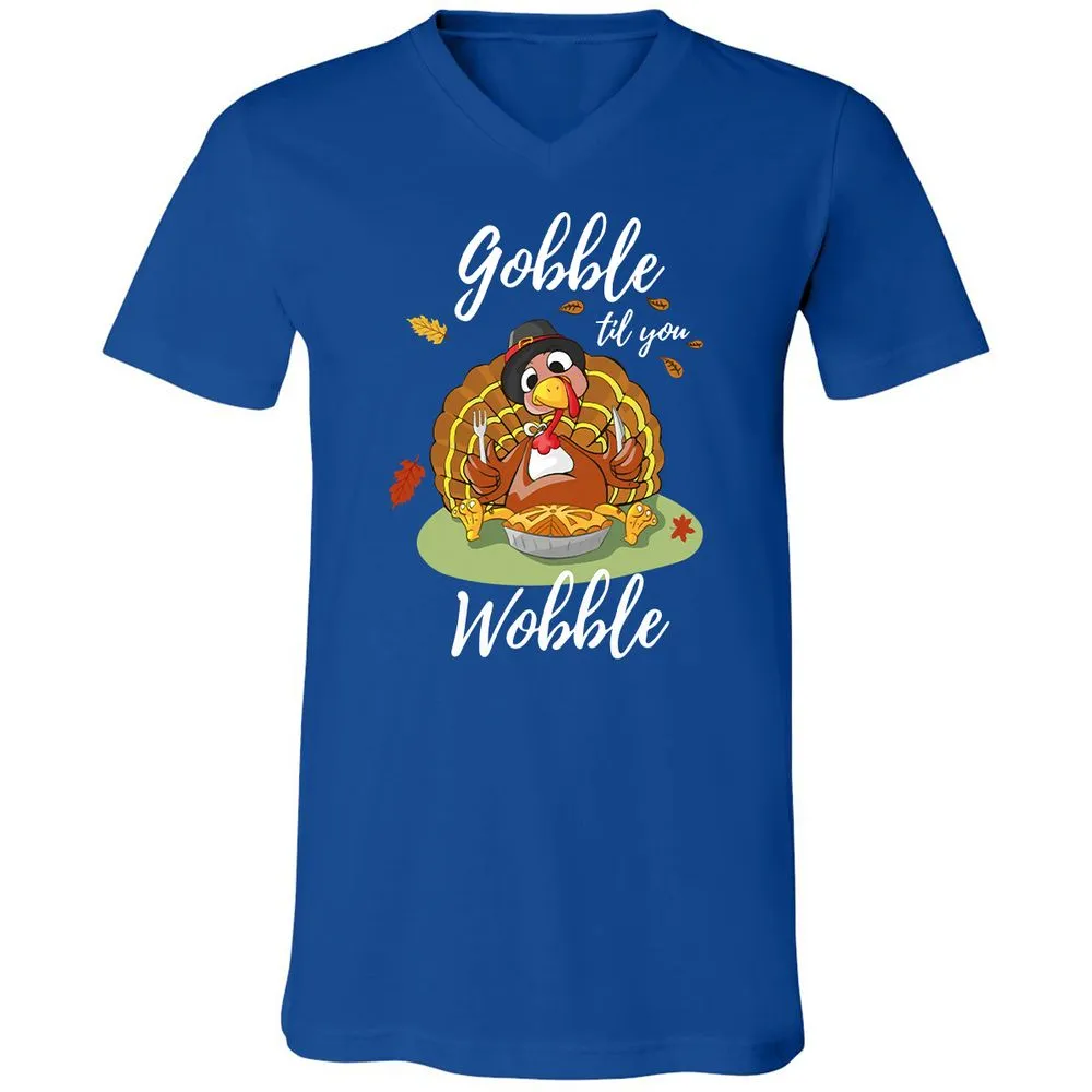 Unisex V-Neck T-Shirt - 8944CQQX - True Royal - 4