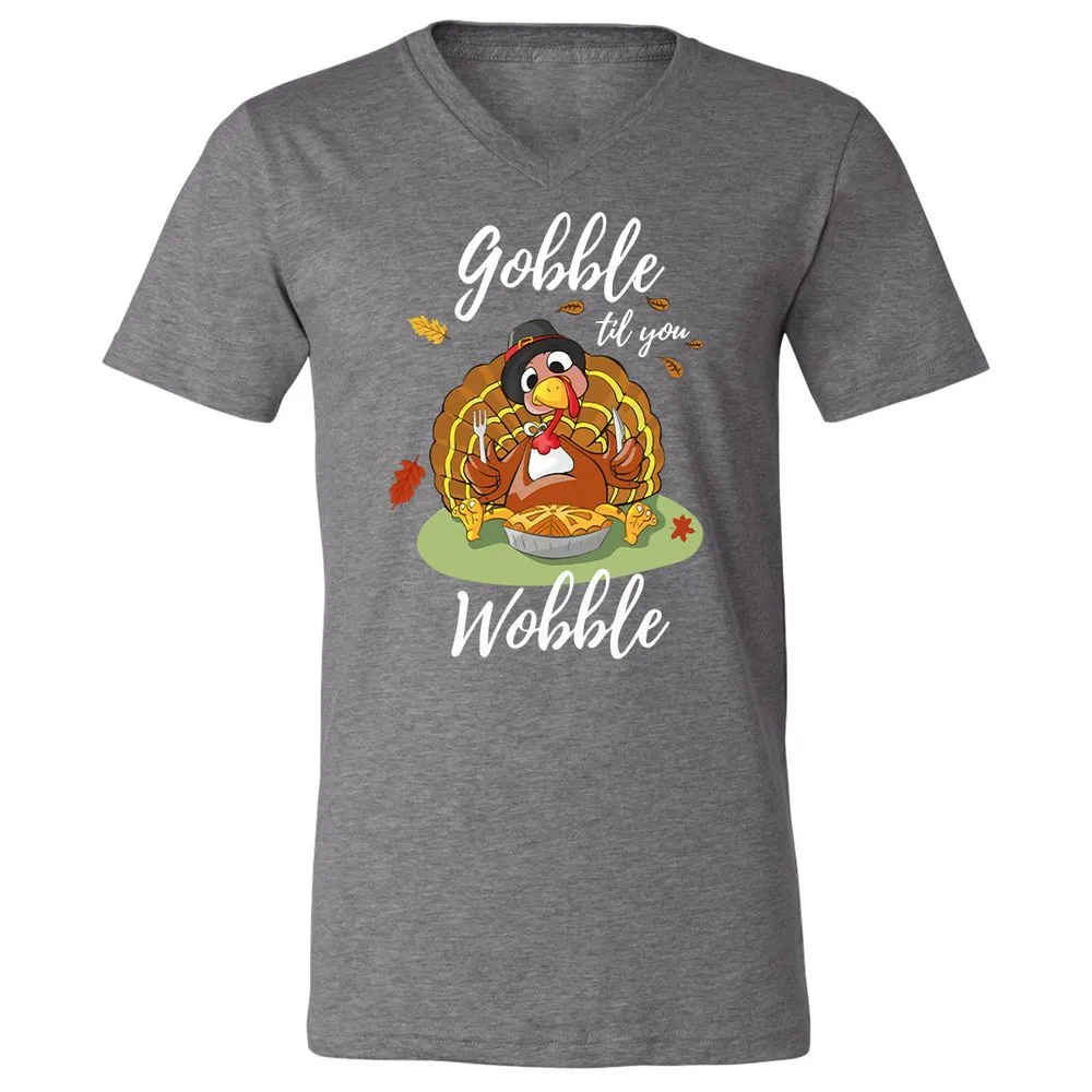 Unisex V-Neck T-Shirt - 8944CQQX - Deep Heather - 13