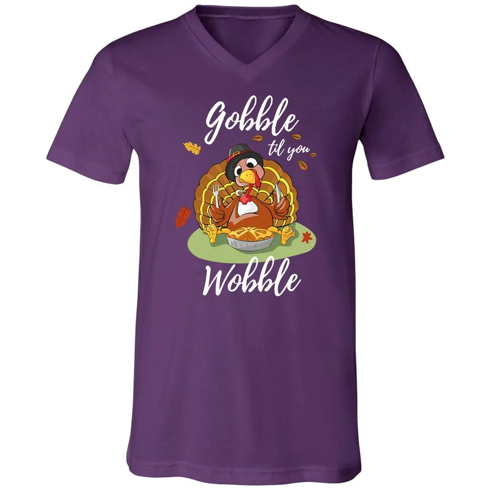 Unisex V-Neck T-Shirt - 8944CQQX - Team Purple - 9