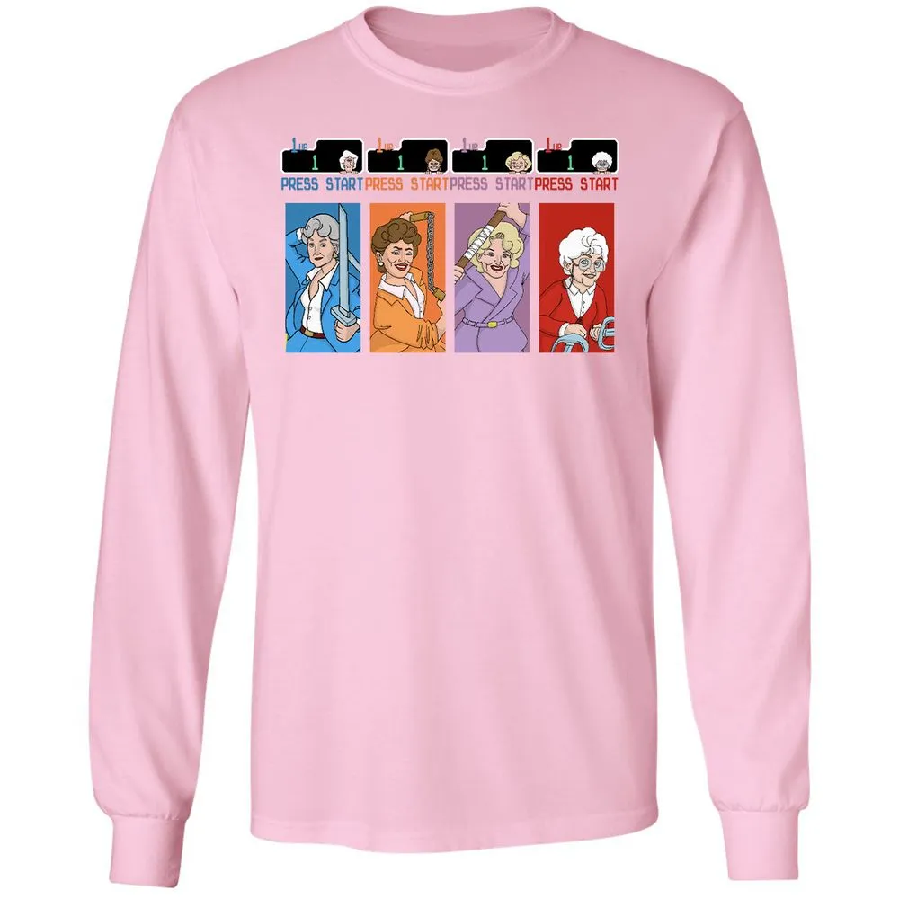 Long Sleeve T-Shirt - BJH3MVRS - Light Pink - 3