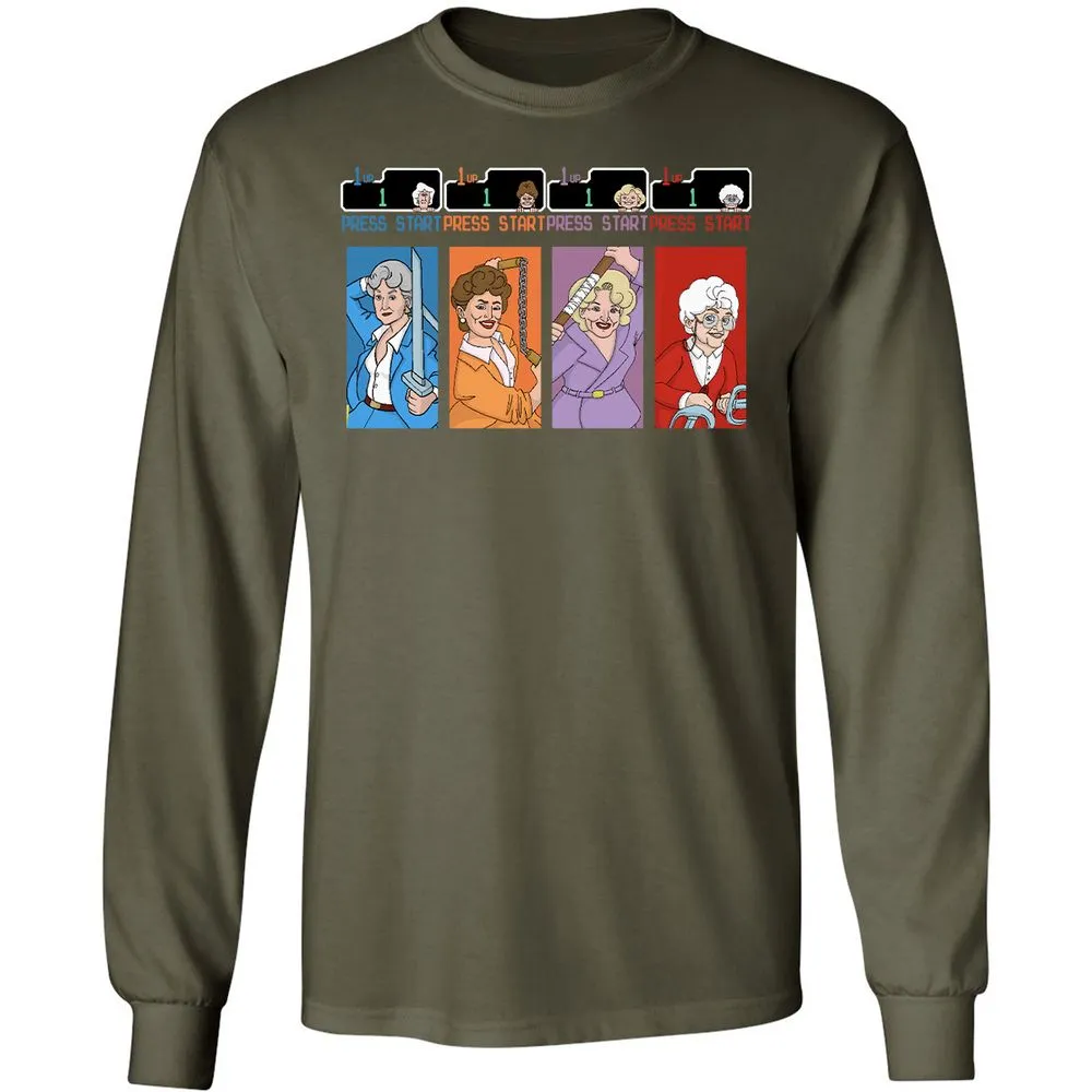 Long Sleeve T-Shirt - BJH3MVRS - Military Green - 16