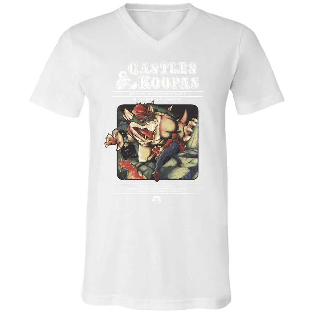 Unisex V-Neck T-Shirt - KSZ96L49 - White - 5