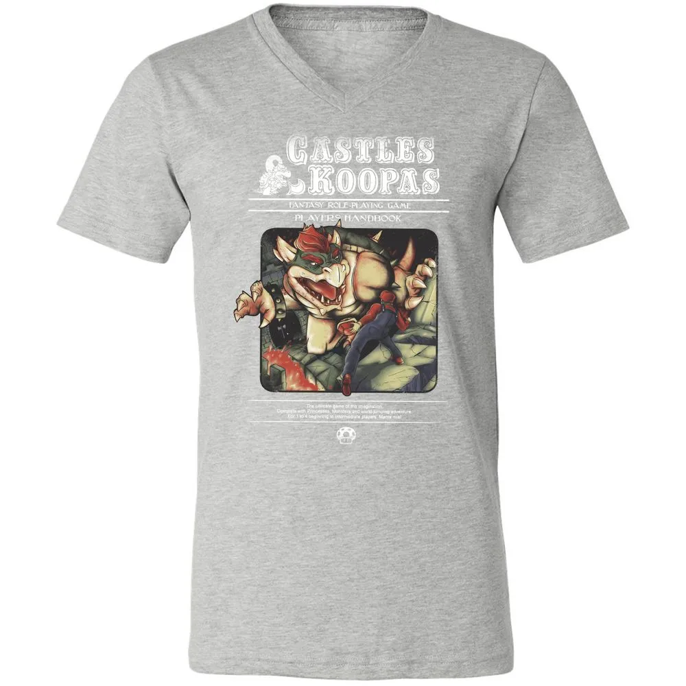 Unisex V-Neck T-Shirt - KSZ96L49 - Athletic Heather - 7