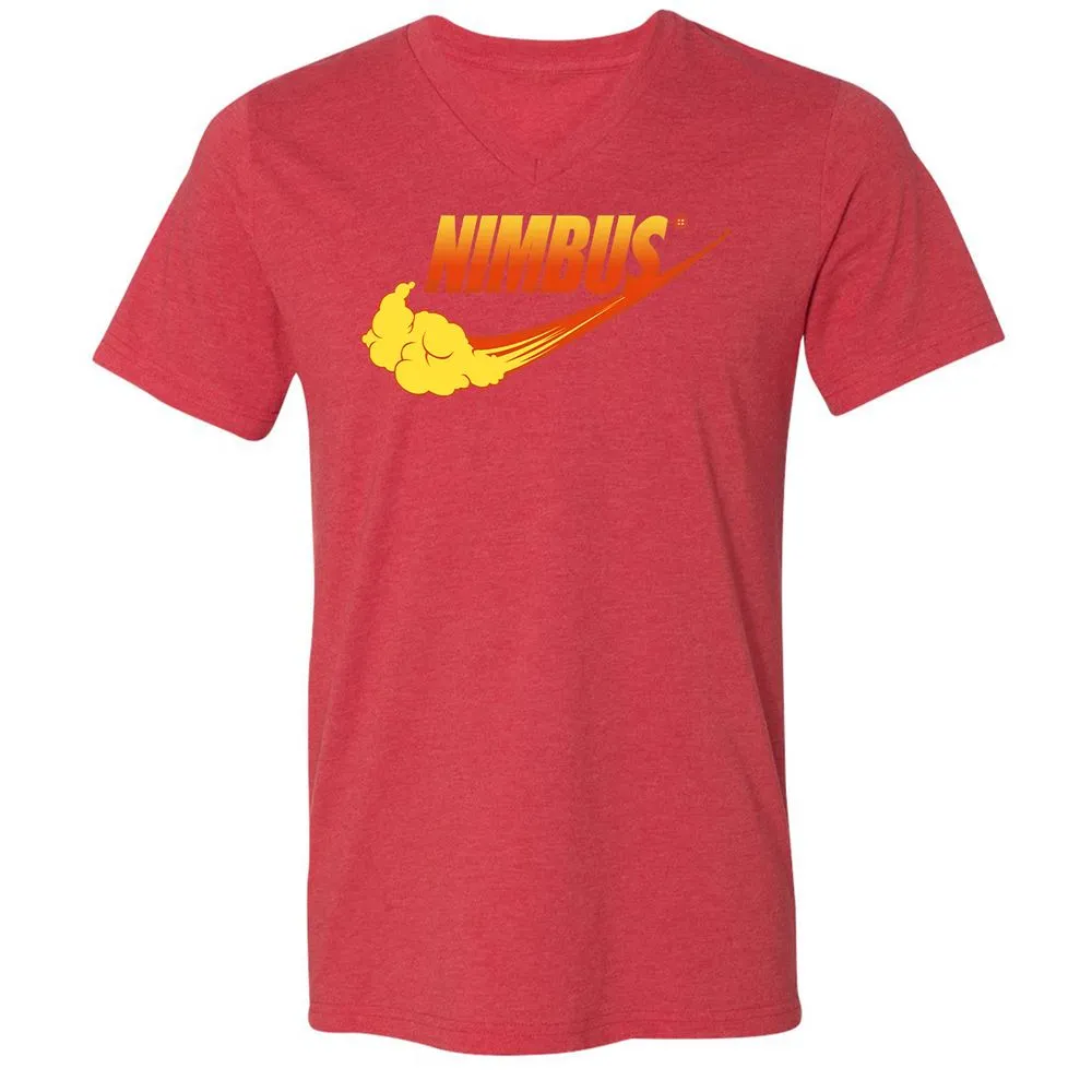 Unisex V-Neck T-Shirt - RR7Q7WHP - Heather Red - 16