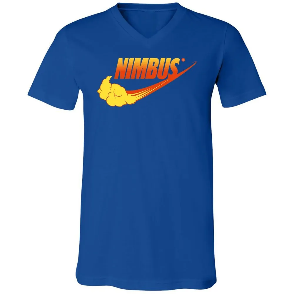 Unisex V-Neck T-Shirt - RR7Q7WHP - True Royal - 4