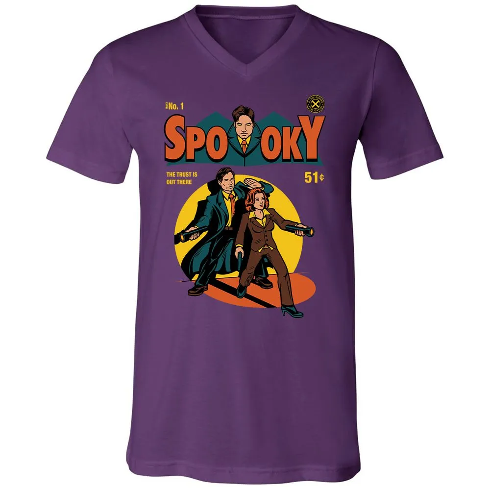 Unisex V-Neck T-Shirt - REAVCHB4 - Team Purple - 9