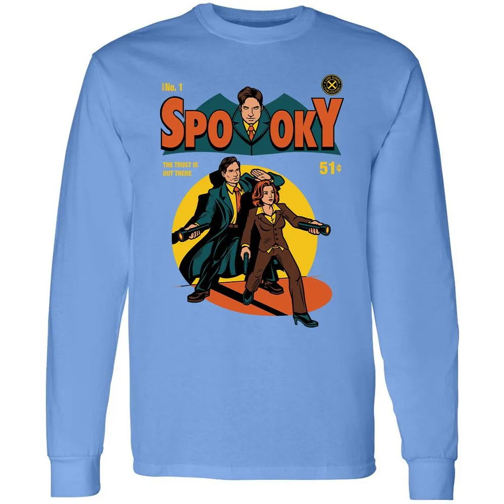 Long Sleeve T-Shirt - E7E5UJLV - Carolina Blue - 12