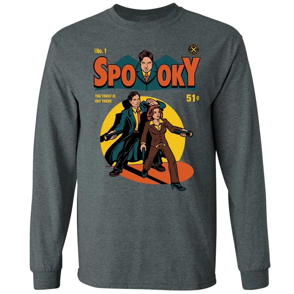 Long Sleeve T-Shirt - E7E5UJLV - Dark Heather - 15