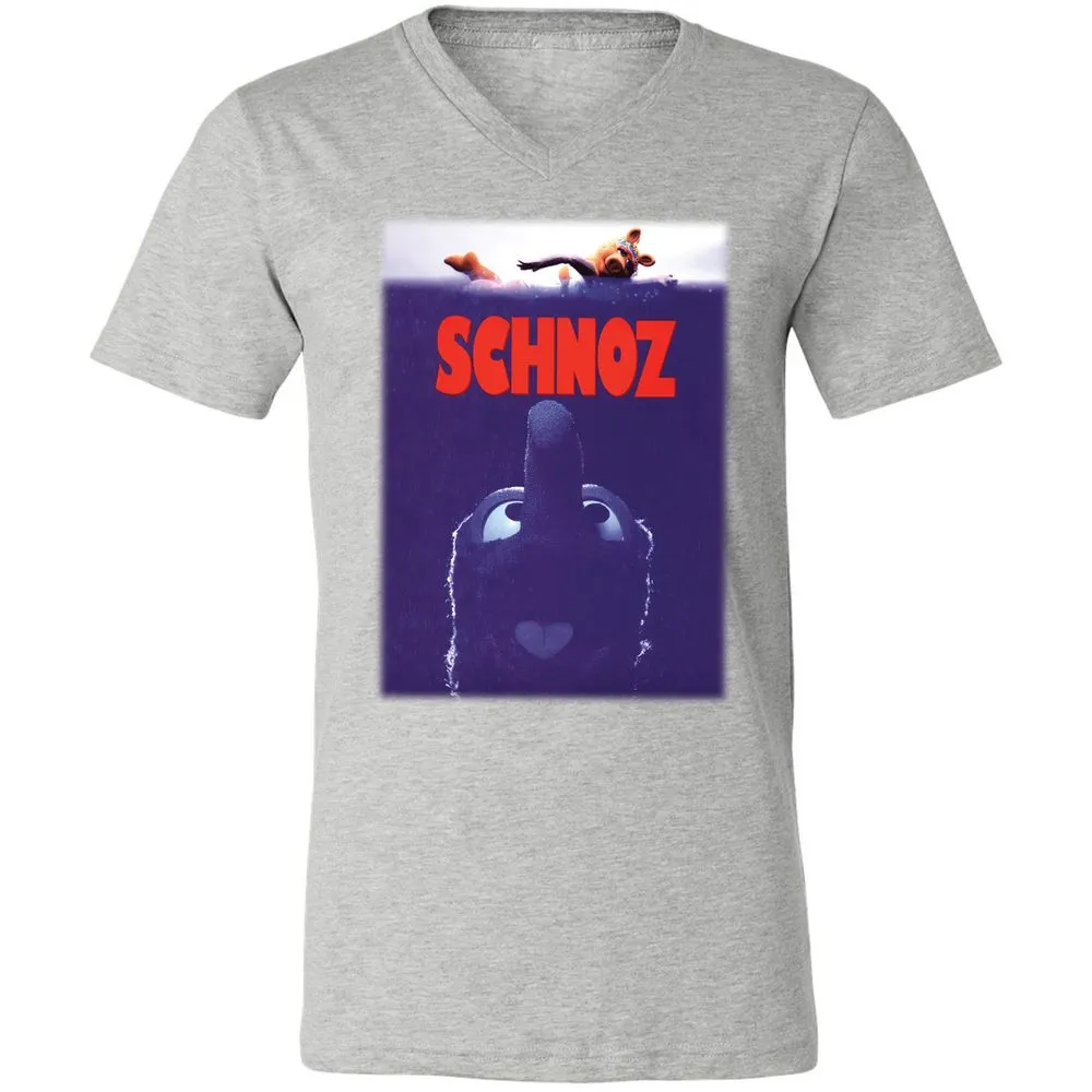 Unisex V-Neck T-Shirt - XKD9BX7R - Athletic Heather - 7