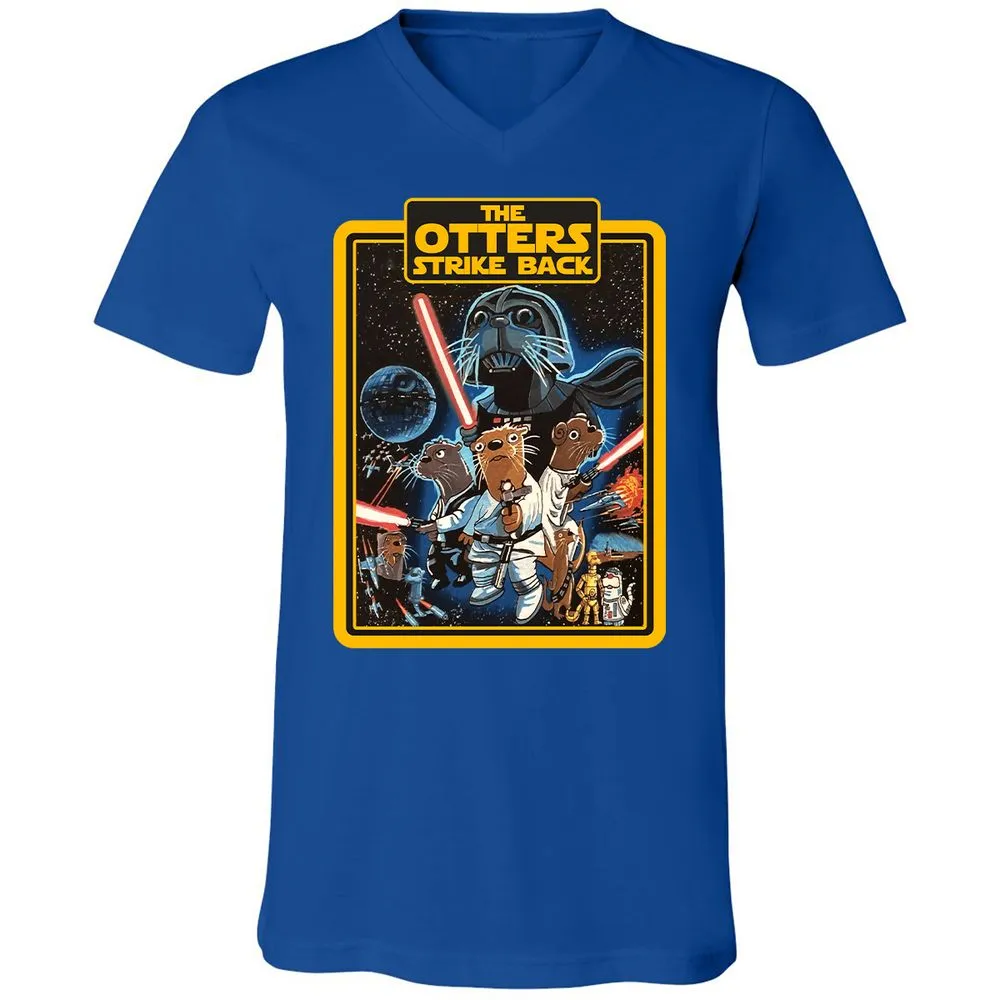 Unisex V-Neck T-Shirt - VFL939FE - True Royal - 4