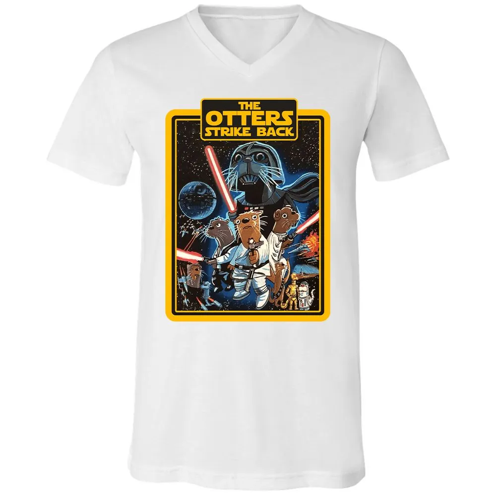 Unisex V-Neck T-Shirt - VFL939FE - White - 5