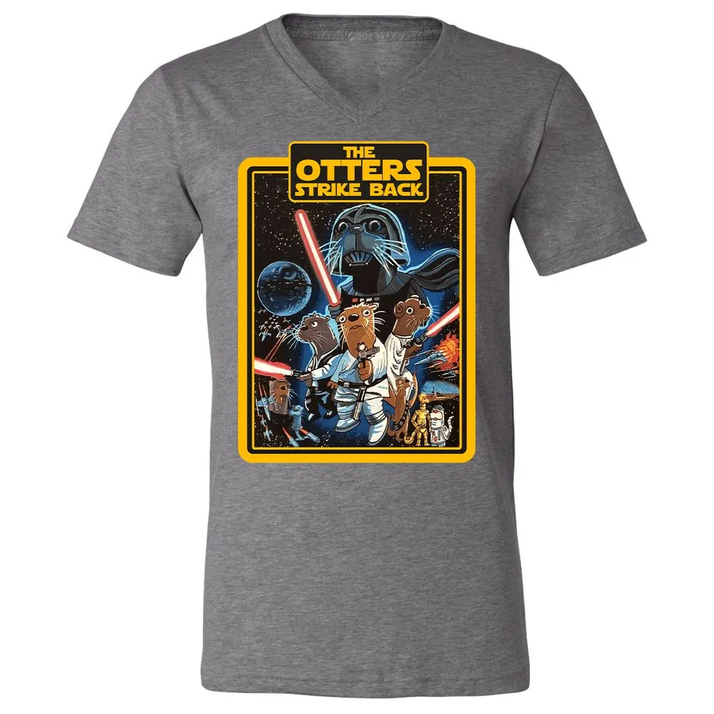 Unisex V-Neck T-Shirt - VFL939FE - Deep Heather - 13