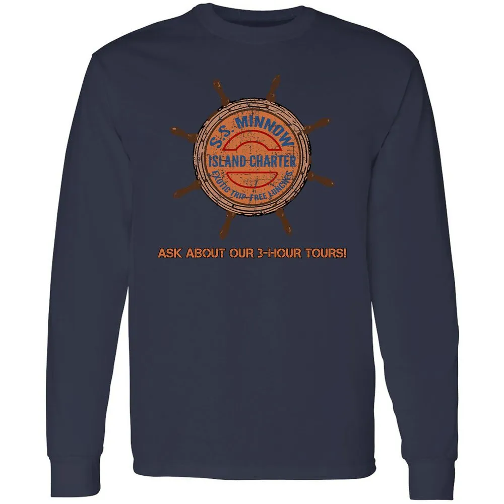 Long Sleeve T-Shirt - H4FGZHCR - Navy - 2