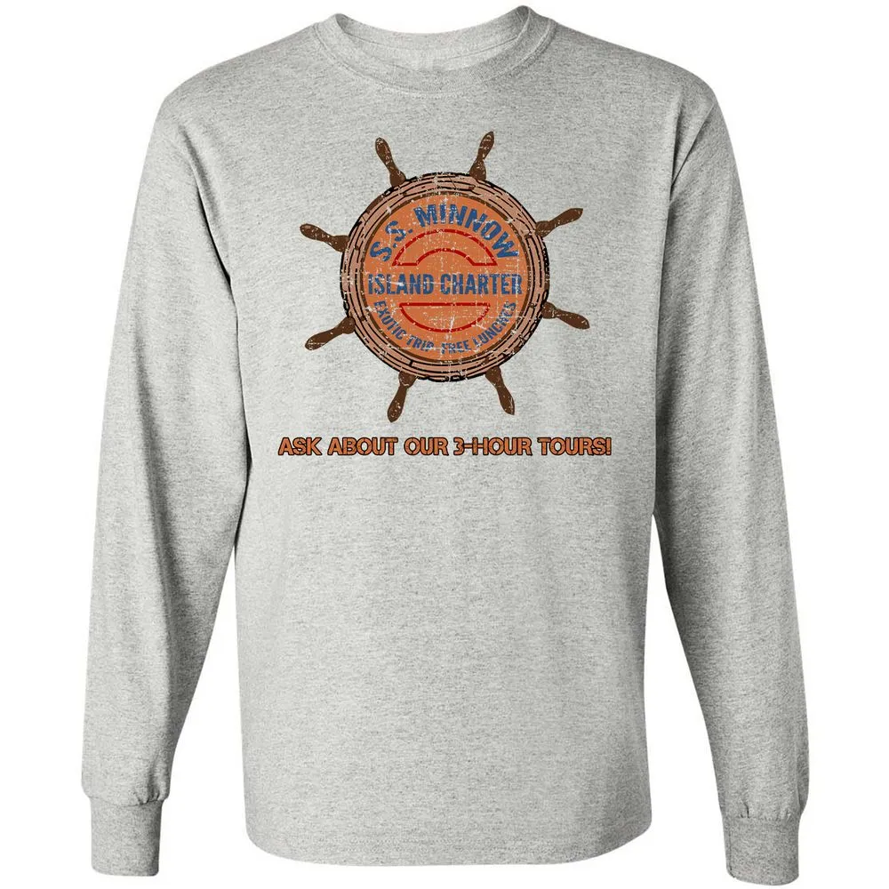 Long Sleeve T-Shirt - H4FGZHCR - Ash - 7