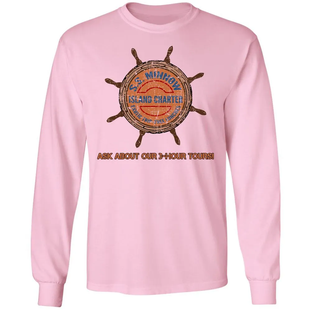 Long Sleeve T-Shirt - H4FGZHCR - Light Pink - 3