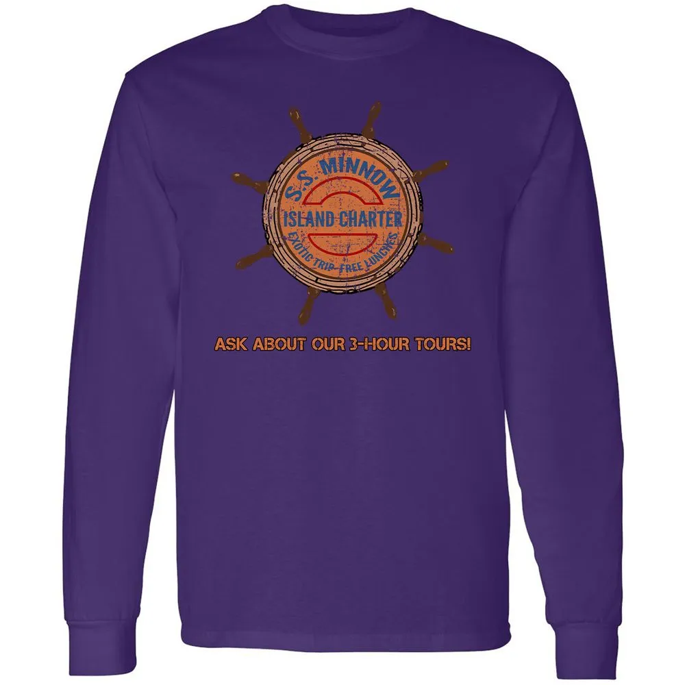 Long Sleeve T-Shirt - H4FGZHCR - Purple - 13