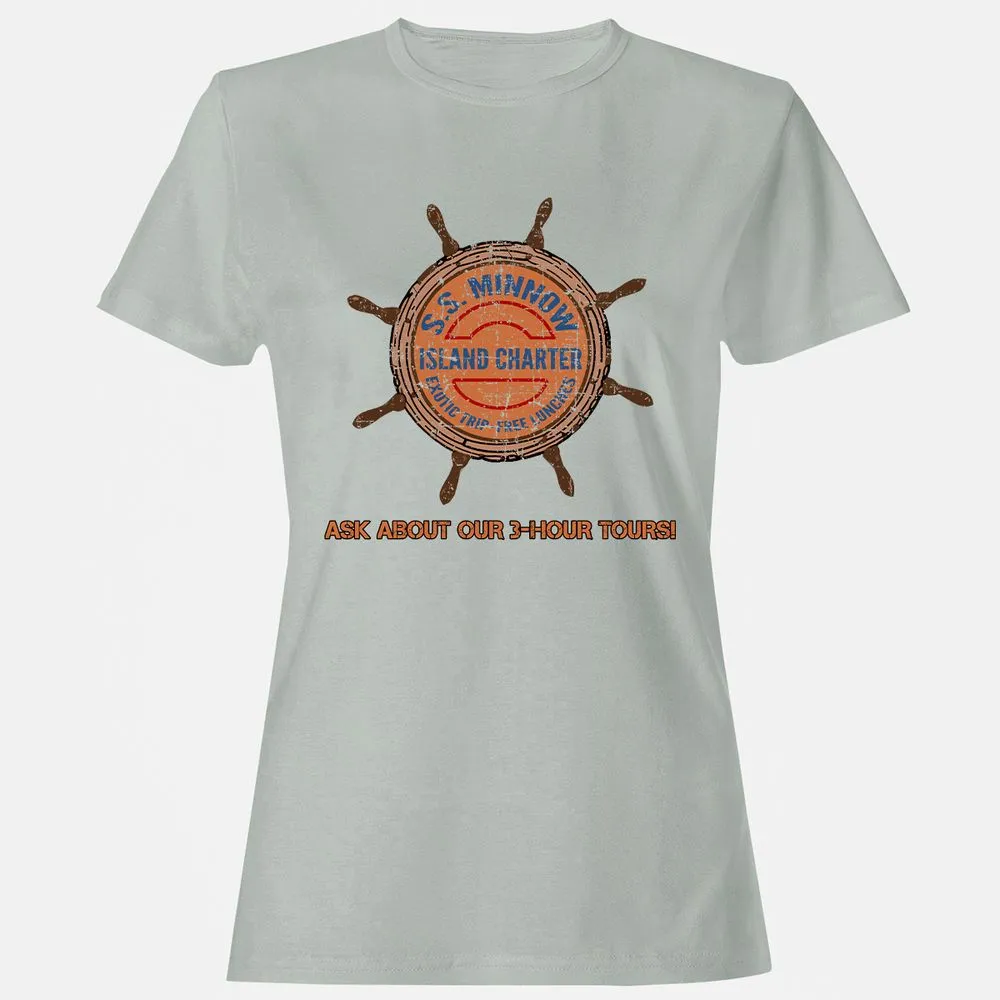 Women's T-Shirt - ZAHDH8EL - Ash - 2