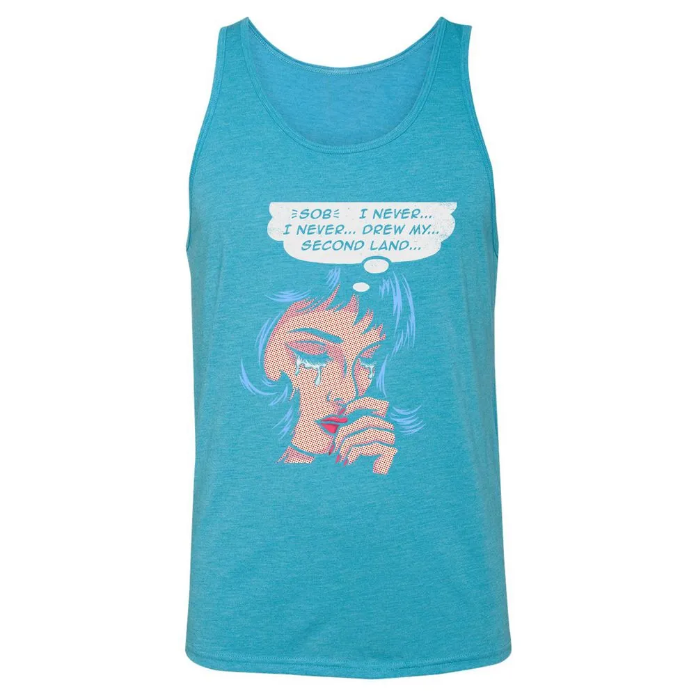 Unisex Jersey Tank - 5UBAQEZR - Aqua Triblend - 3