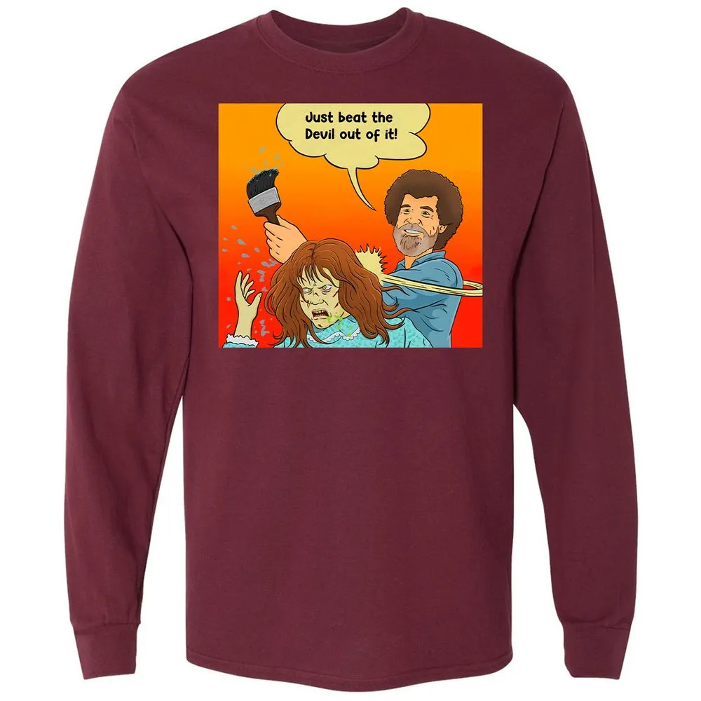 Long Sleeve T-Shirt - 5CULHKVD - Maroon - 11