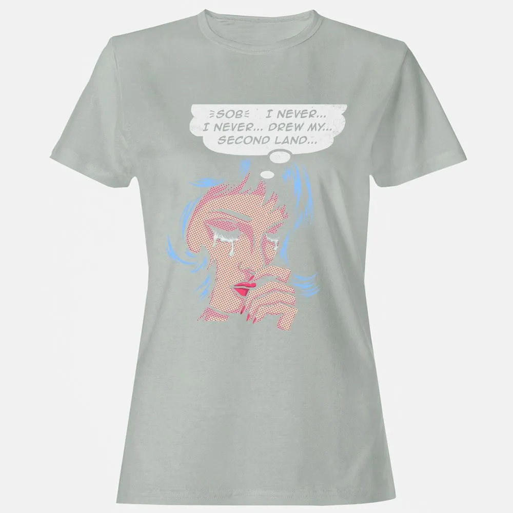 Women's T-Shirt - ZZ5J7JJE - Ash - 2