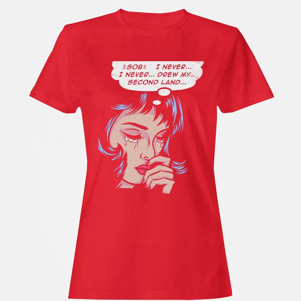 Women's T-Shirt - ZZ5J7JJE - Red - 13