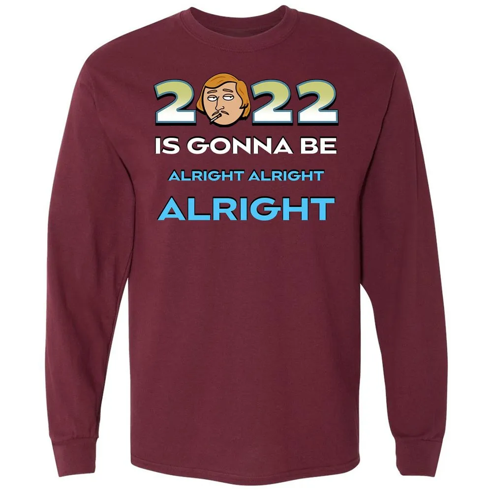 Long Sleeve T-Shirt - 21F9MZ7G - Maroon - 11