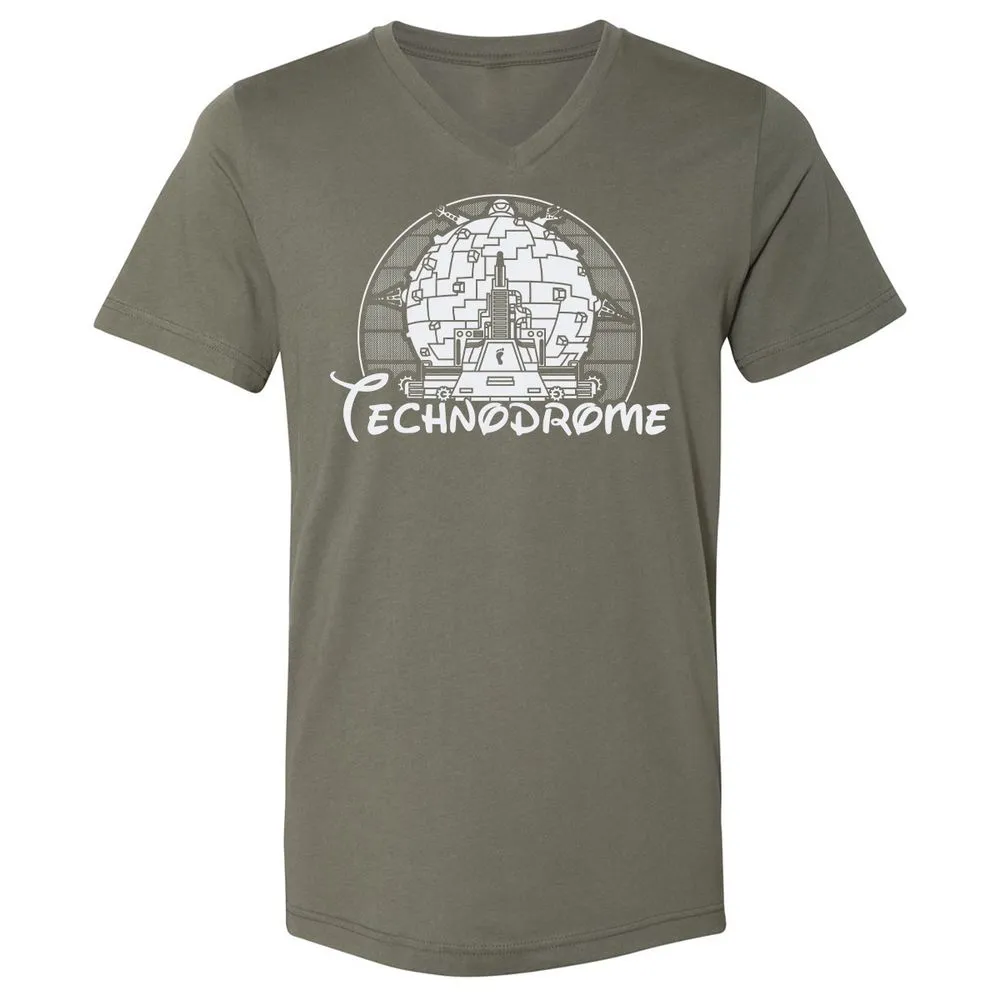 Unisex V-Neck T-Shirt - YPTNS416 - Military Green - 10
