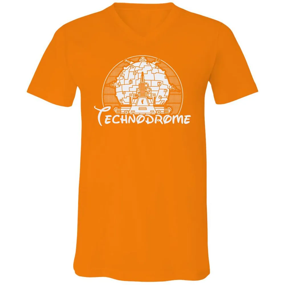 Unisex V-Neck T-Shirt - YPTNS416 - Orange - 11