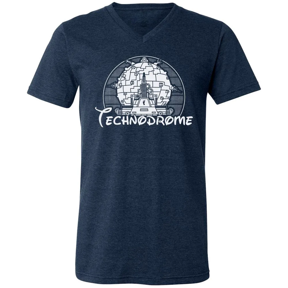 Unisex V-Neck T-Shirt - YPTNS416 - Heather Navy - 15