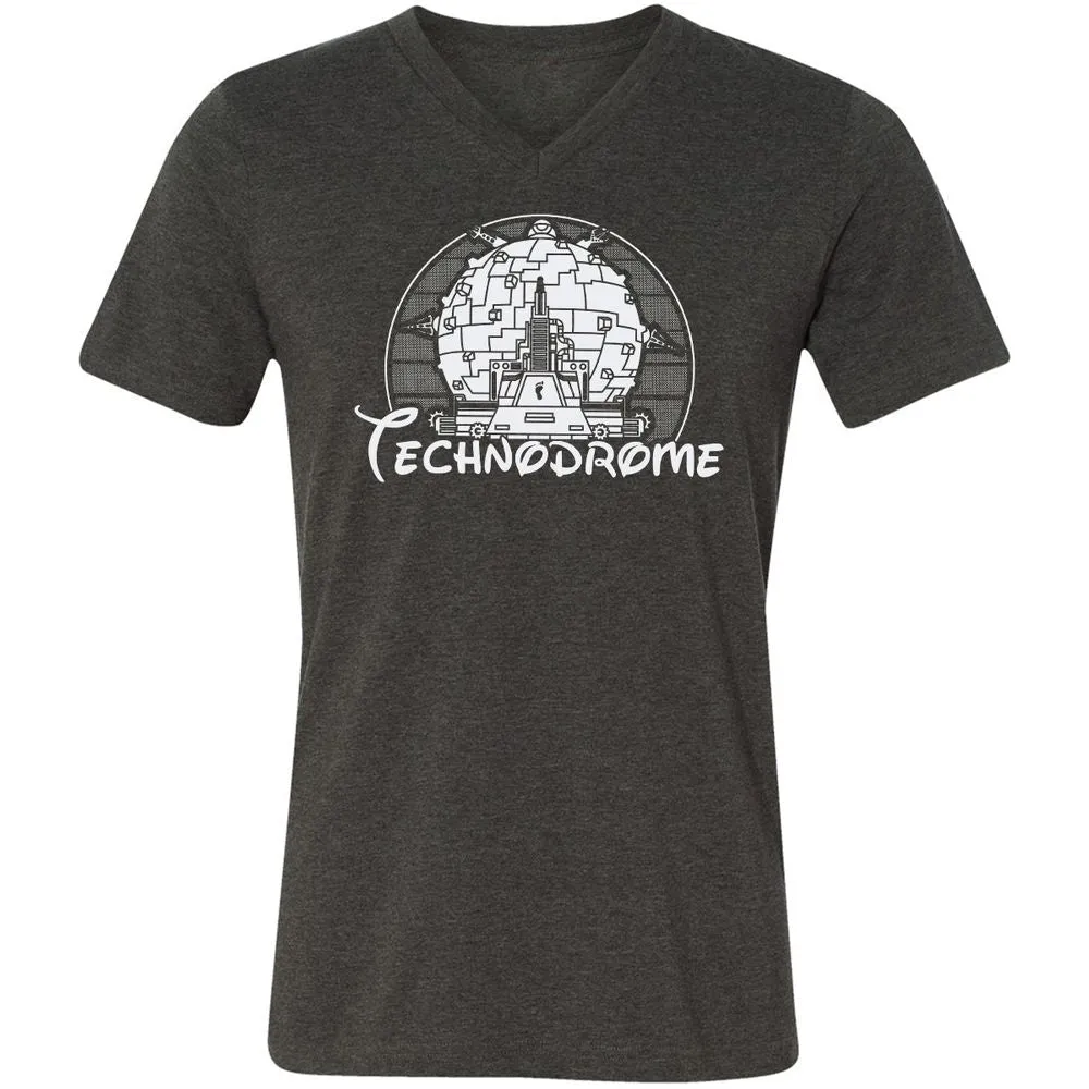Unisex V-Neck T-Shirt - YPTNS416 - Dark Grey Heather - 8