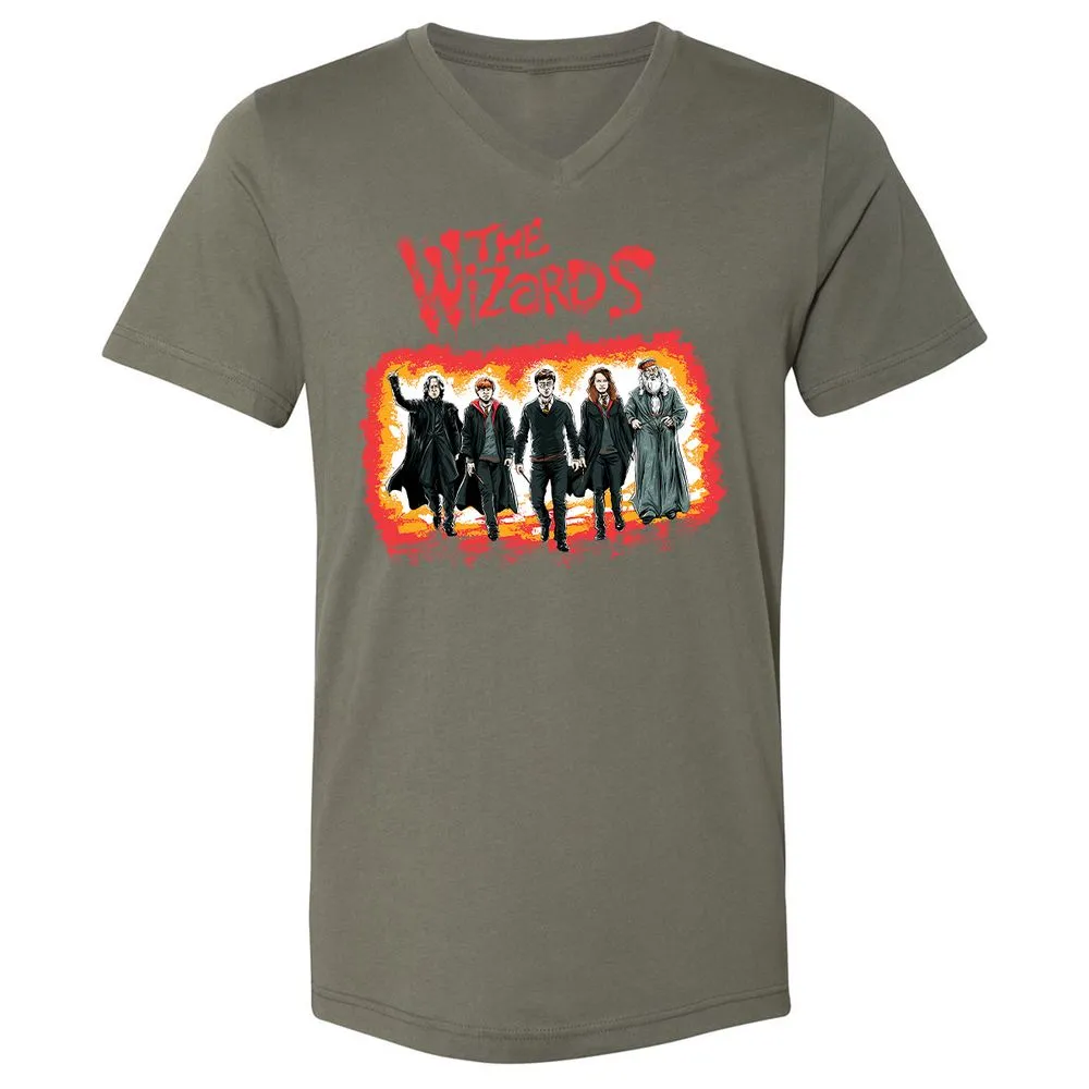 Unisex V-Neck T-Shirt - UUWE1FSK - Military Green - 10