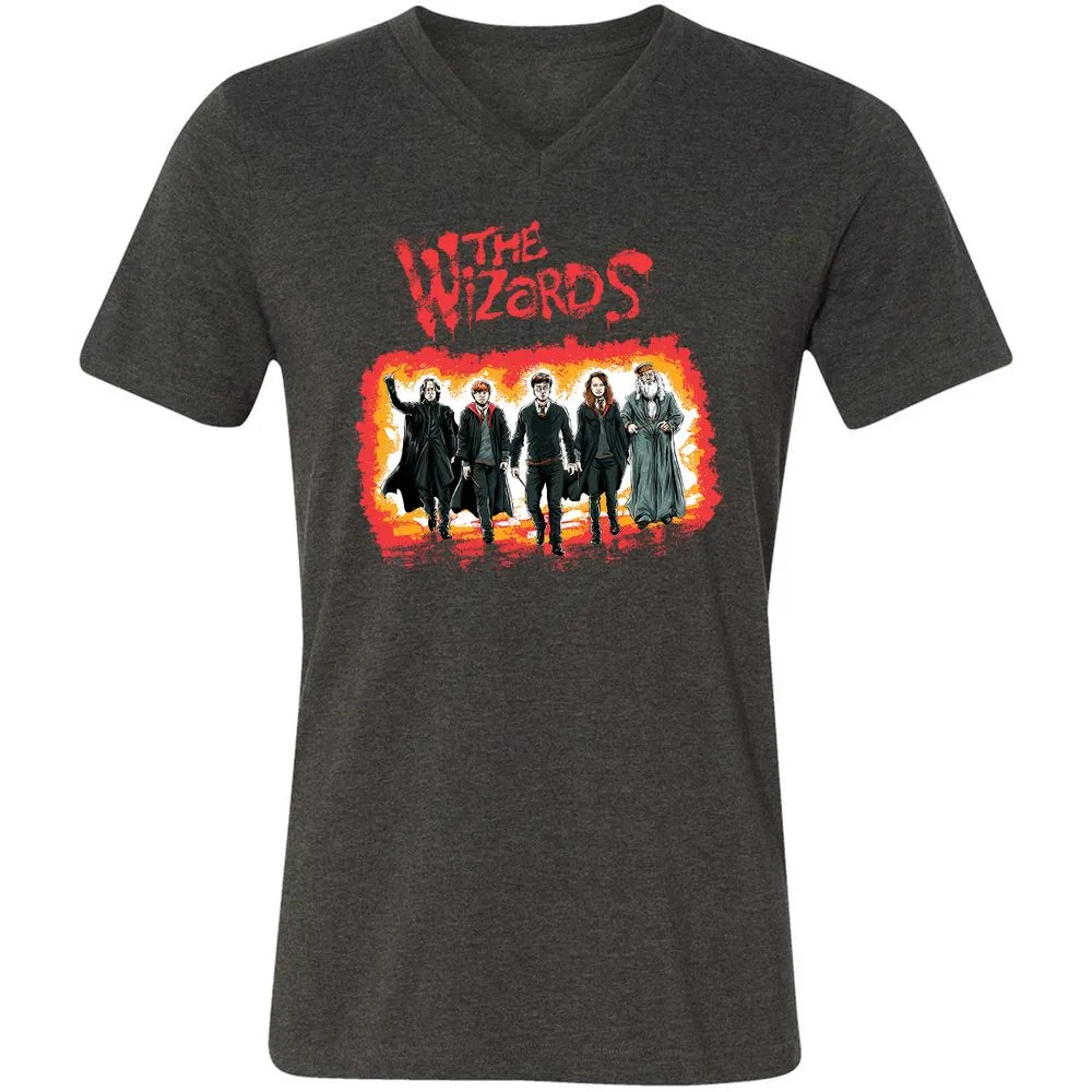 Unisex V-Neck T-Shirt - UUWE1FSK - Dark Grey Heather - 8