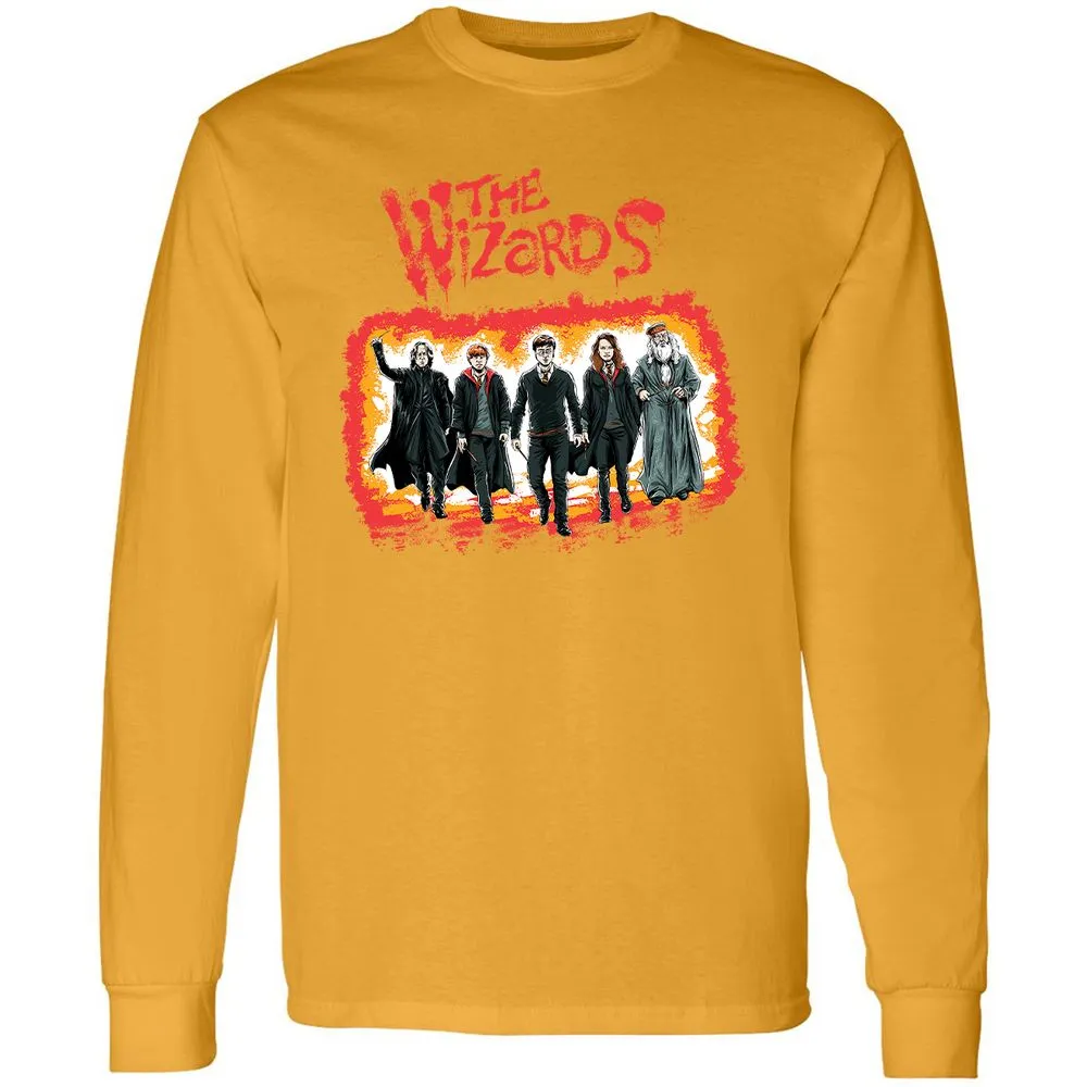Long Sleeve T-Shirt - DA3ZT85M - Gold - 9