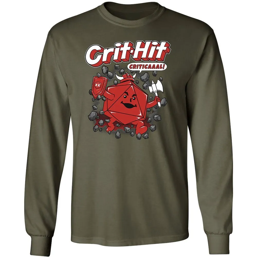 Long Sleeve T-Shirt - B5F6HTBN - Military Green - 16