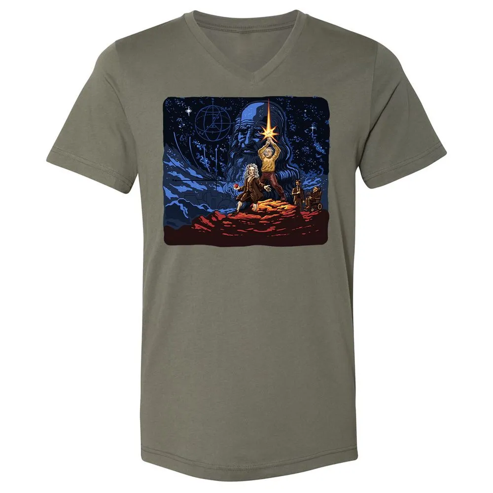 Unisex V-Neck T-Shirt - 6PPSGCJH - Military Green - 10