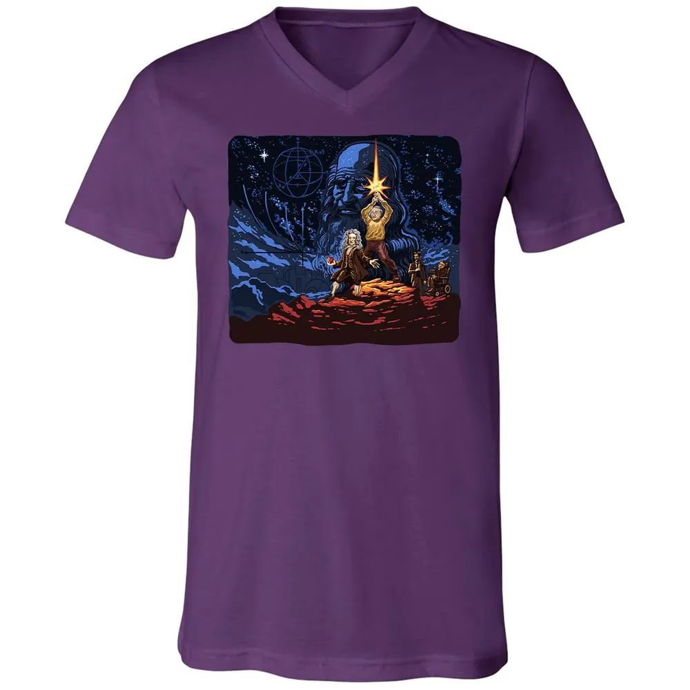 Unisex V-Neck T-Shirt - 6PPSGCJH - Team Purple - 9