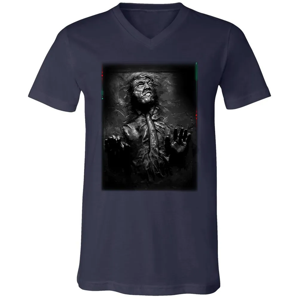 Unisex V-Neck T-Shirt - 2WBVV9WD - Navy - 2