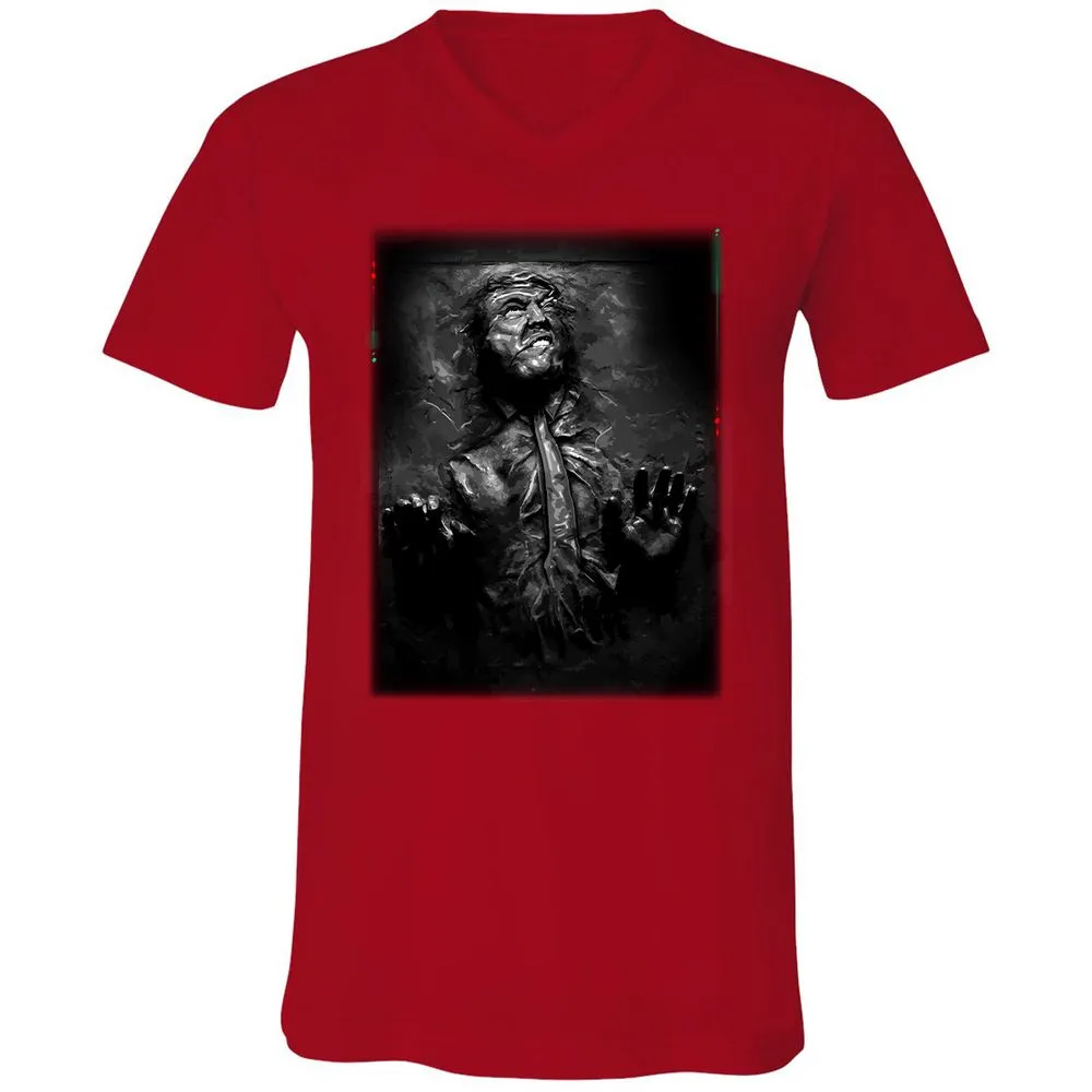 Unisex V-Neck T-Shirt - 2WBVV9WD - Red - 3
