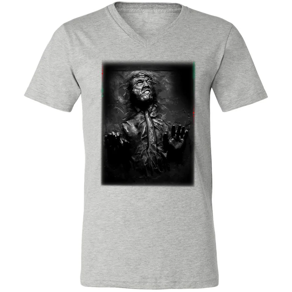 Unisex V-Neck T-Shirt - 2WBVV9WD - Athletic Heather - 7