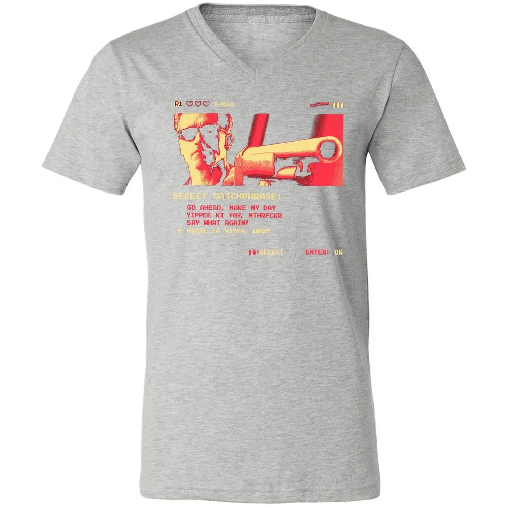 Unisex V-Neck T-Shirt - RWB5KSLR - Athletic Heather - 7