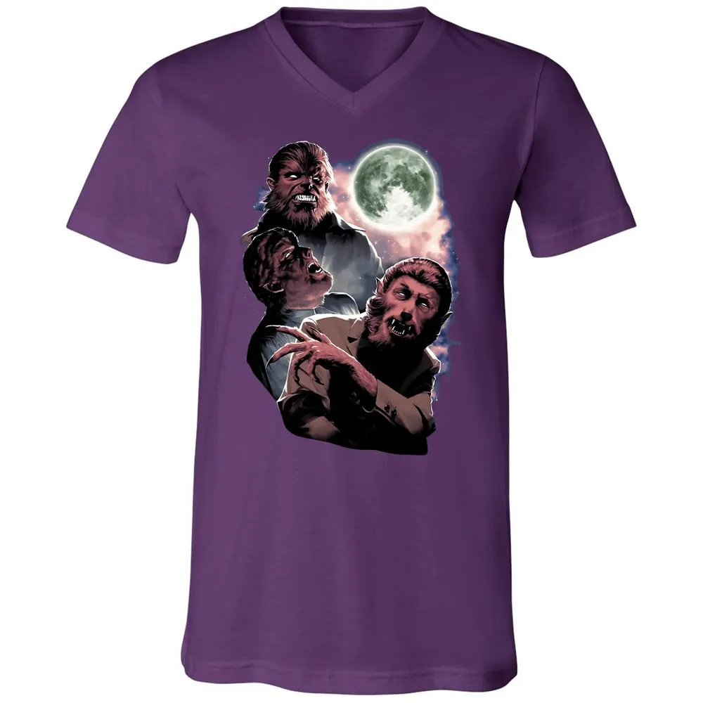 Unisex V-Neck T-Shirt - L399LW31 - Team Purple - 9