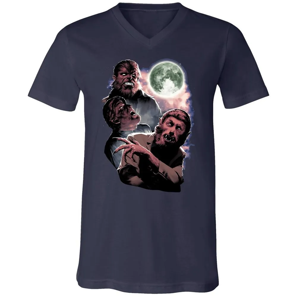 Unisex V-Neck T-Shirt - L399LW31 - Navy - 2