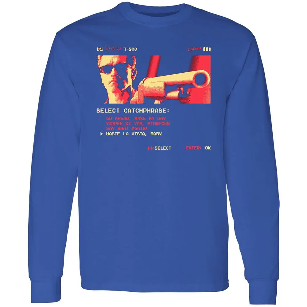 Long Sleeve T-Shirt - US1QCHNA - Royal - 8