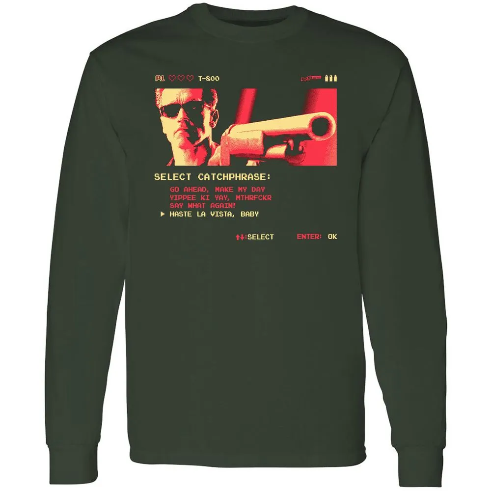 Long Sleeve T-Shirt - US1QCHNA - Forest Green - 4