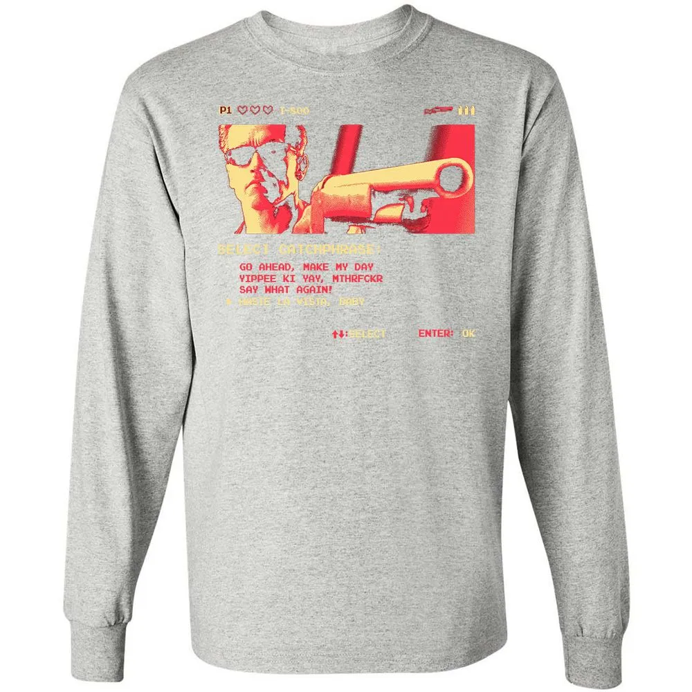 Long Sleeve T-Shirt - US1QCHNA - Ash - 7