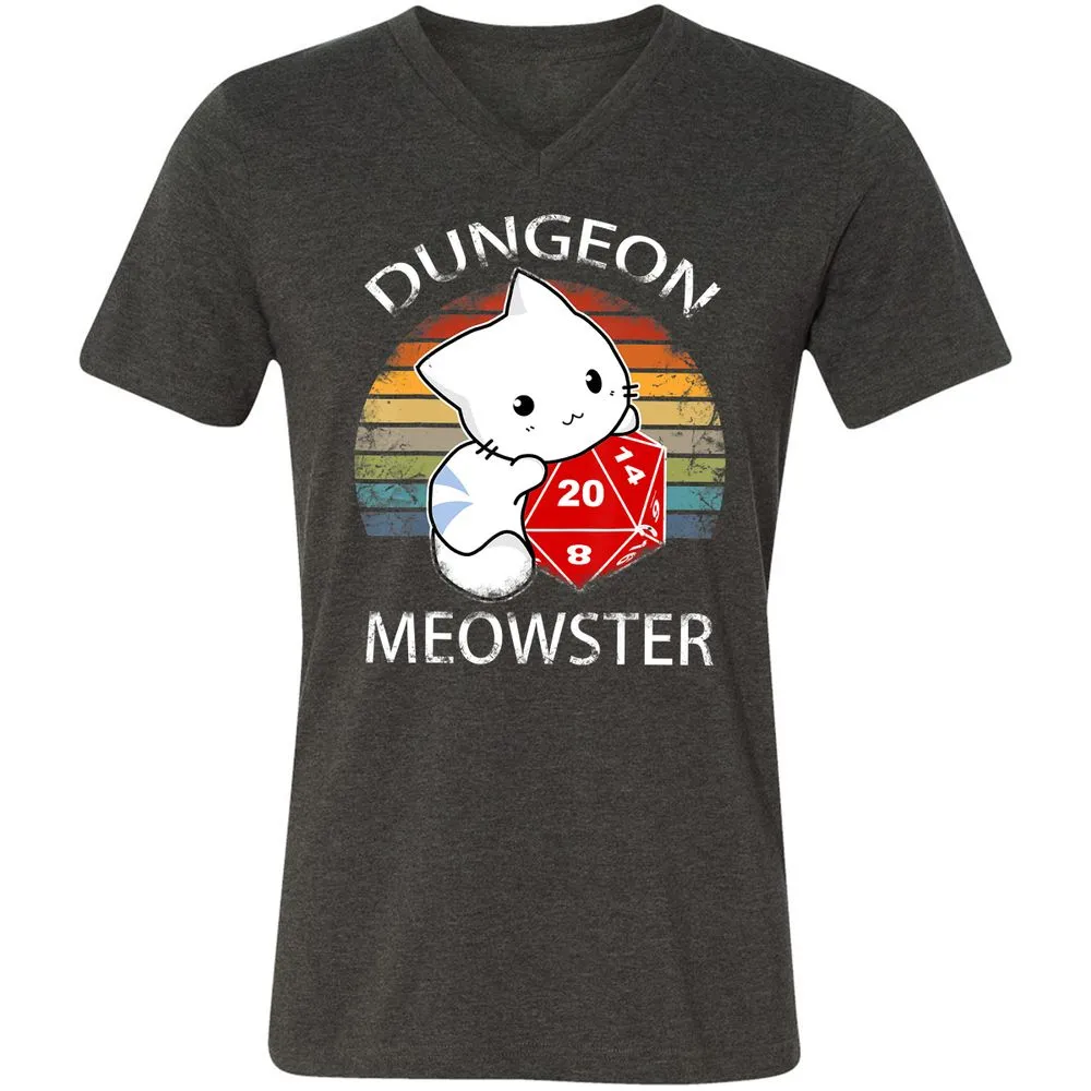 Unisex V-Neck T-Shirt - EVYR9ZHD - Dark Grey Heather - 8