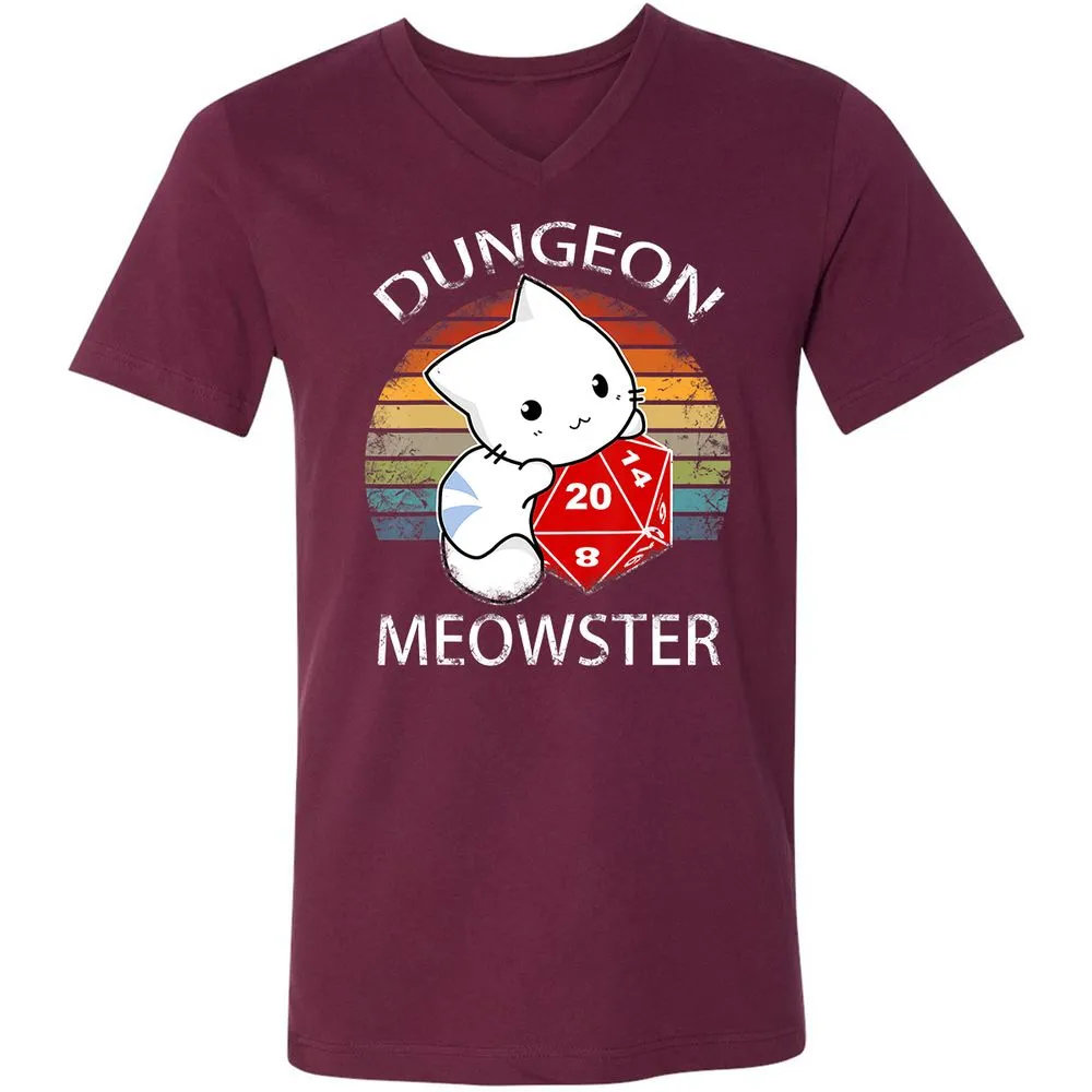 Unisex V-Neck T-Shirt - EVYR9ZHD - Maroon - 6