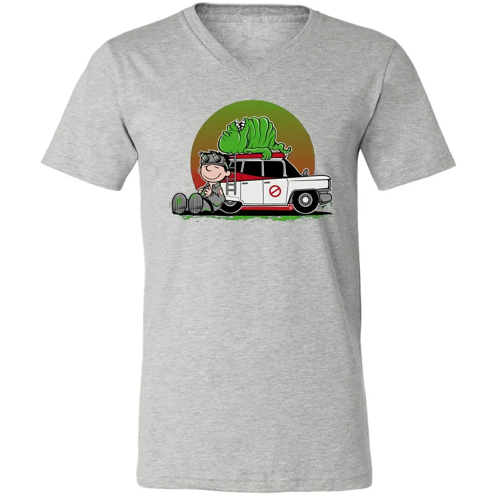 Unisex V-Neck T-Shirt - YYHXLGMF - Athletic Heather - 7