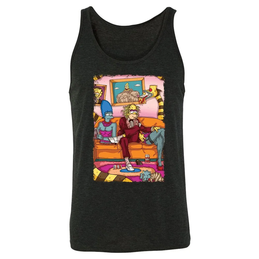 Unisex Jersey Tank - K3UB7DQ6 - Charcoal Black Triblend - 5